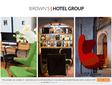 Tablet Screenshot of brownshotelgroup.com